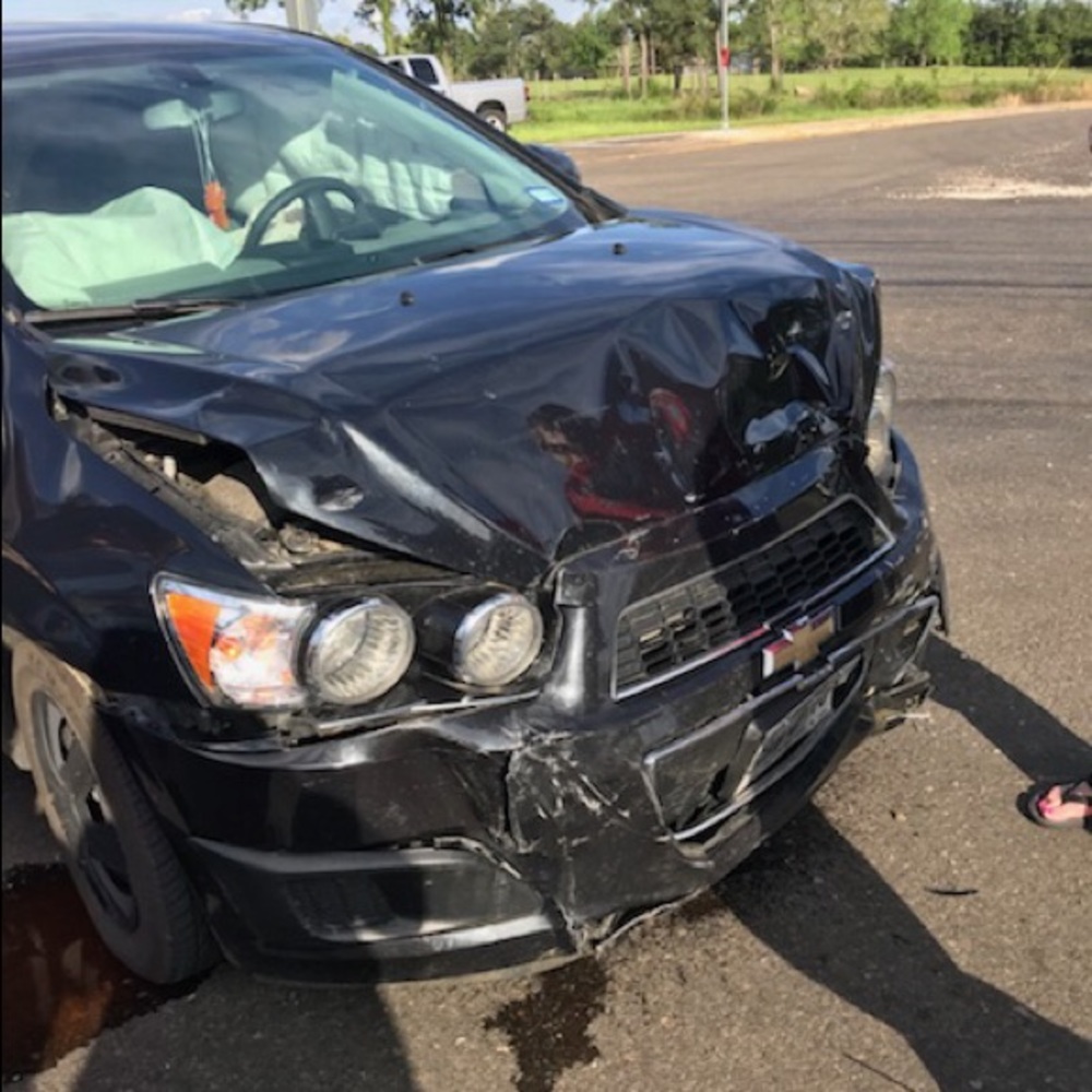 A totaled out car